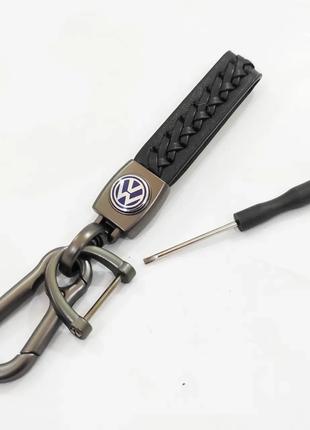 Брелок для автомобильных ключей с карабином VOLKSWAGEN
