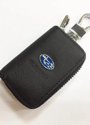 Ключница-чехол для автомобильных ключей с эмблемой Subaru