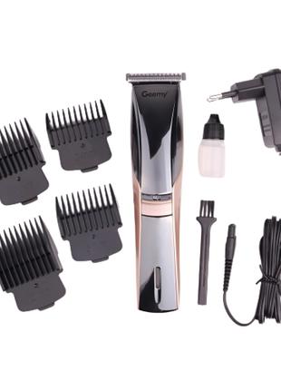 Аккумуляторная машинка Geemy для стрижки волос и бороды с USB ...