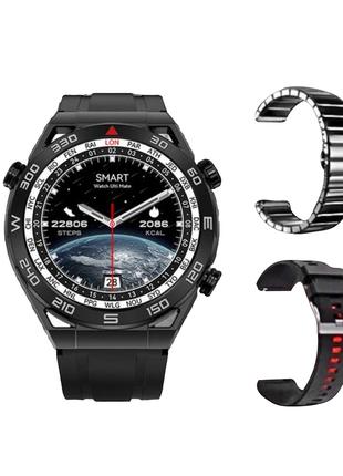 Спортивные мужские смарт-часы SmartX X5 Max со сменными ремешками