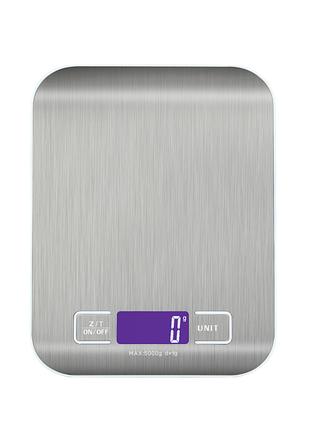 Весы кухонные электронные точные до 5 кг с плоской платформой ...