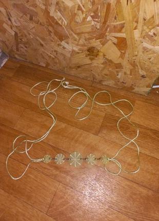 Пояс-мотузка для вышиванки или этно костюма