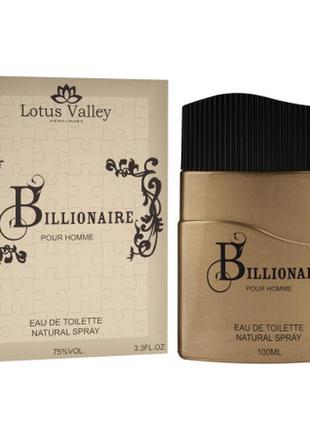 Billionaire lotus valley туалетная вода