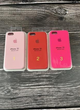 Чехол Silicone Case на iPhone 5 / 5s / SE / Силиконовый чехол ...