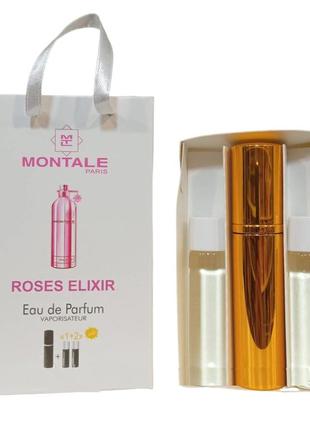 Montale roses elixir 3x15ml - trio bag