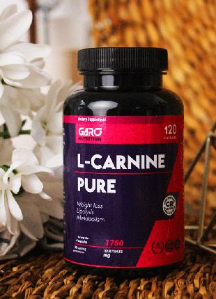 L Карнитин 1750 мг Premium L-Carnitine Garo Nutrition (чистый ...