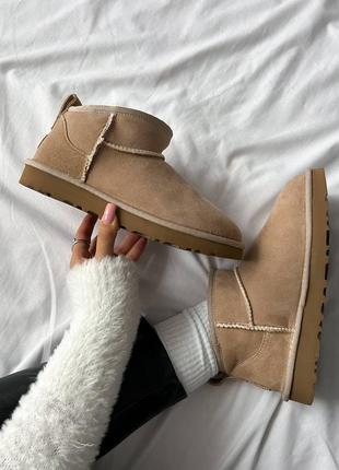 Угги ugg classic mini sand