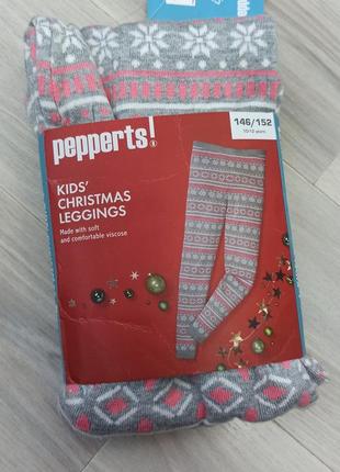 Гамаши вязанные леггинсы лосины в новогодней тематике pepperts...