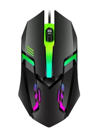 Ігрова комп'ютерна миша дротова з RGB підсвічуванням