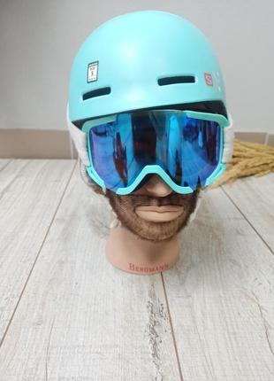 Шлем горнолыжный+ очки salomon