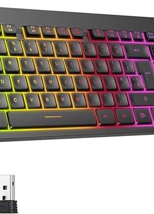 Игровая клавиатура KLIM Light V2 + тонкая, прочная, эргономичн...