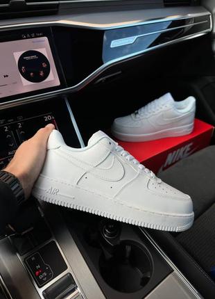 Кроссовки nike air force 1 all white💥🦅