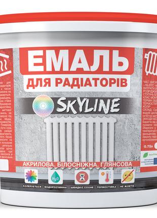 Эмаль Для Радиаторов акриловая термостойкая глянцевая SkyLine ...