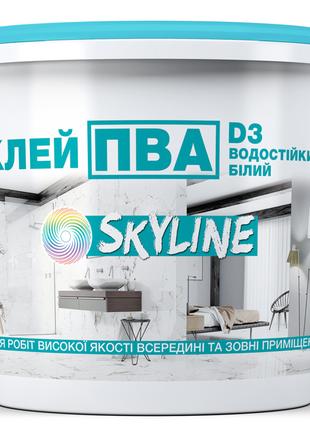 ПВА Клей прочный универсальный водостойкий D3 SkyLine 1 кг