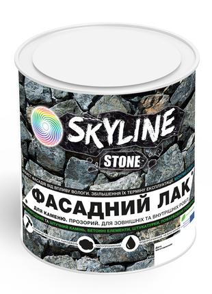 Фасадный лак акриловый для камня мокрый эффект Stone SkyLine Г...