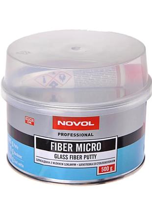 Шпаклівка автомобільна з мікро скловолокном Novol FIBER Micro ...