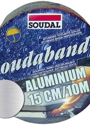 Стрічка бітумна герметизуюча алюмінієва SOUDABAND 15см/10м