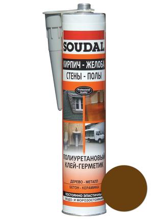 Герметик полиуретановый SOUDAL PU Sealant коричневый 290 мл