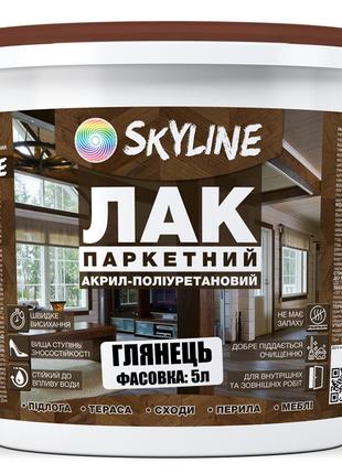 Лак для Пола Skyline Паркетный Акрил-полиуретановый Глянцевый 5 л