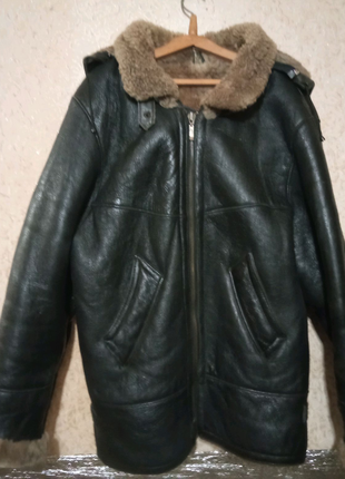 Куртка мужская зимняя натуральный мех.