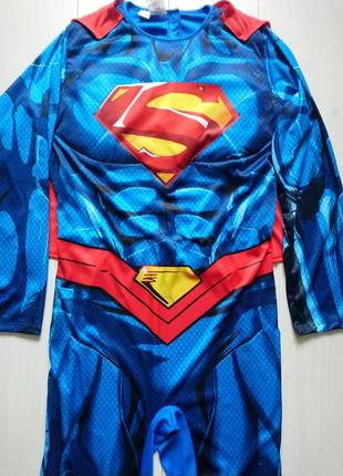Косплей супермен superman s размер карнавальный костюм с накидкой