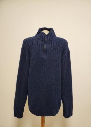 Красивая брендовая кофта свитер с шерстью и котоном