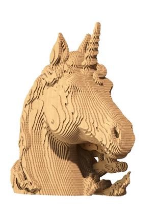 3D Пазл Картонный Cartonic Единорог 65 деталей