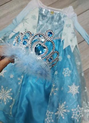 Карнавальное новогоднее платье принцессы эльзы фроузен frozen ...