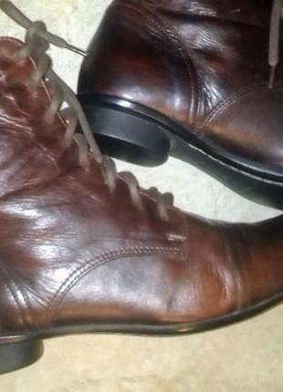 Красивые кожаные ботинки итальянского бренда janet &amp;janet,...