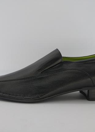 Туфлі шкіряні чоловічі Braley 39 р. 25,5 см чорні
