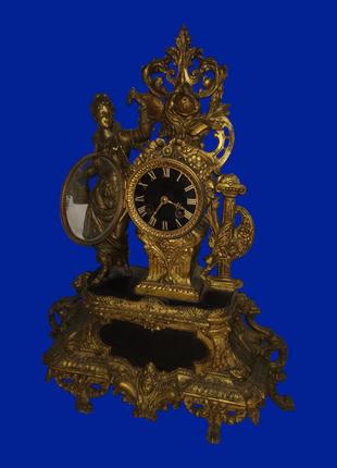 Каминные часы "Женщина с драгоценностями" арт. 0399