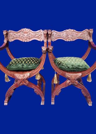 Старинные деревянные кресла арт. 0905