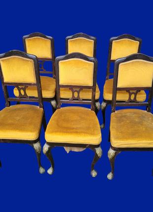 Деревянные кресла с накладками бронзы арт. 0908