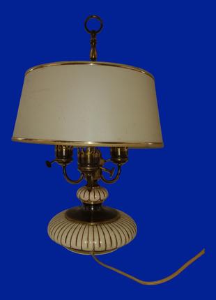 Винтажная электрическая лампа с керамикой арт. 0713