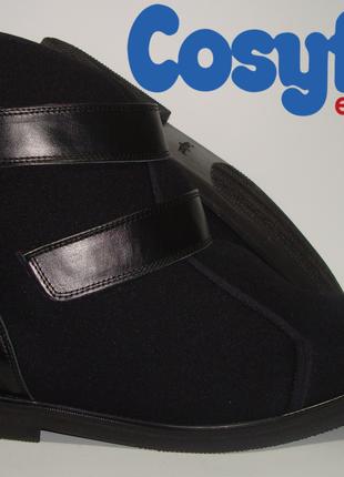 Ботинки мужские черные на широкую ногу Cosyfeet New Black (015...
