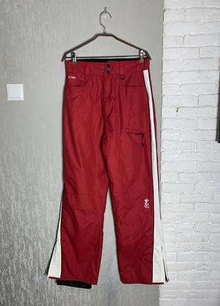 Лыжные брюки утепленные брюки для лыж и сноуборда g3000, l