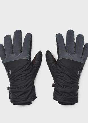 Under armour чоловічі чорні рукавички ua storm insulated gloves