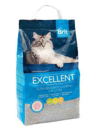 Бентонітовий наповнювач для котячого туалету Brit Fresh Excell...