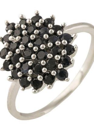 Серебряное кольцо BeautyStyle с натуральным сапфиром 1.44ct, в...