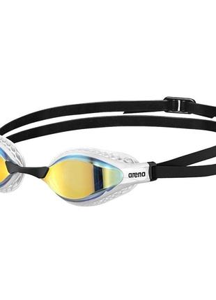 Очки для плавания Arena AIR-SPEED MIRROR желтый, медно-белый O...