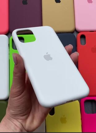 Чехол silicone case full айфон iPhone 11 силиконовый закрытый