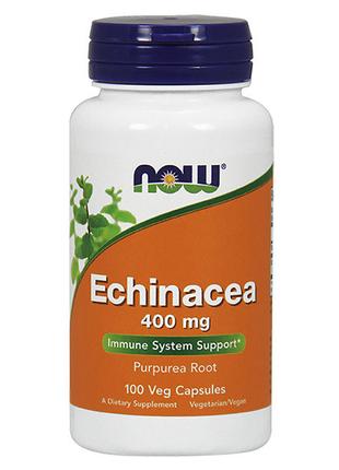 Экстракт эхинацеи Now Echinacea 400 mg 100 veg caps