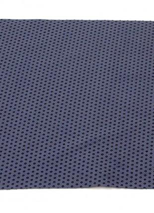 Салфетка для очков микрофибра с силиконовыми вставками - синяя