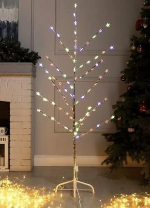 Гирлянда дерево светодиодное 1,5м 84LED (микс)