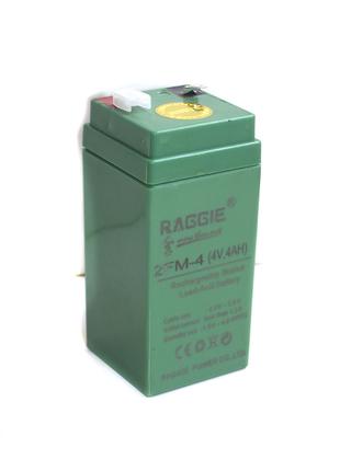Аккумулятор RAGGIE 4В 4Ач свинцово-кислотный общего назначения...