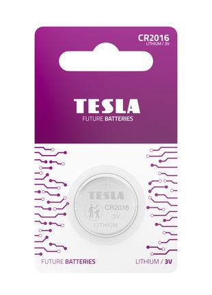 Батарейки Tesla CR 2016 / BLISTER FOIL 1 шт.
