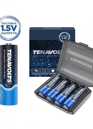 Аккумуляторы Tenavolts AA 1850mAh 1.5V 4шт./уп box