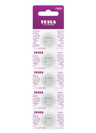 Батарейки Tesla CR 2025 / BLISTER FOIL 5 шт.