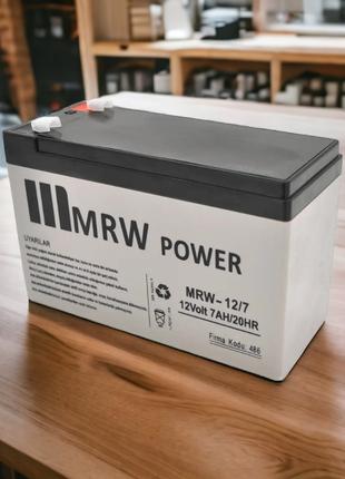 Аккумуляторная батарея MRW 12v 7Ah, свинцово-кислотная