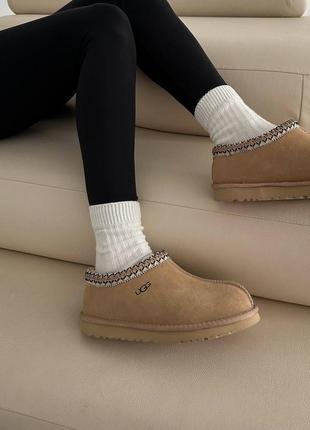 Уггі ugg tasman slipper light beige